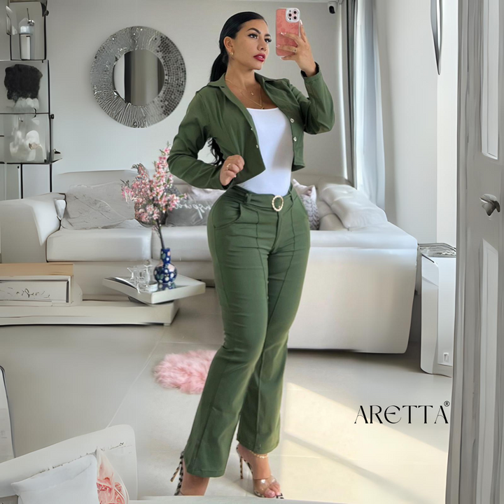 Conjunto de Pantalón y Chaqueta Angelina